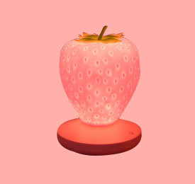 Dream strawberry lamp