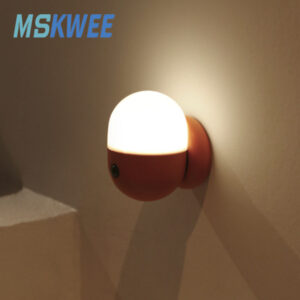 Capsule Motion Sensor Night Lights Rechargeable Led Nightlight Portable Magnetic Nursery Capsule Night Lamp for Hallway Wall
