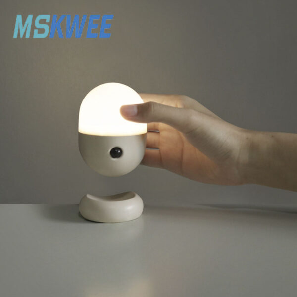 Capsule Motion Sensor Night Lights Rechargeable Led Nightlight Portable Magnetic Nursery Capsule Night Lamp for Hallway Wall - Image 4