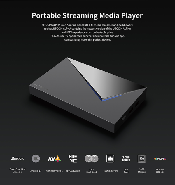 IP-TV abonnement M3U Sub Mytv future online IP-TV TV BOX with BT remote S905W2 2GB RAN 16GB ROM Media Streamer Box - Image 8
